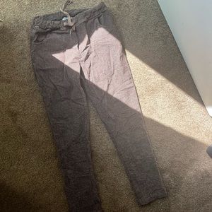 Brown pattern trouser slim fit